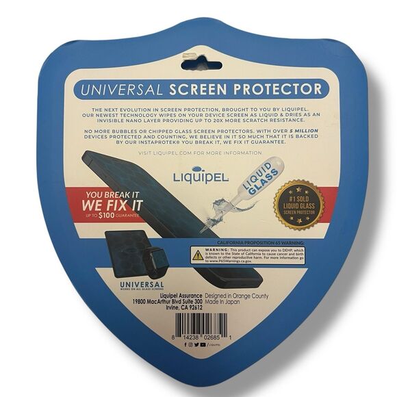 Lot 3 Liquipel Universal Screen Protector - Picture 4 of 8